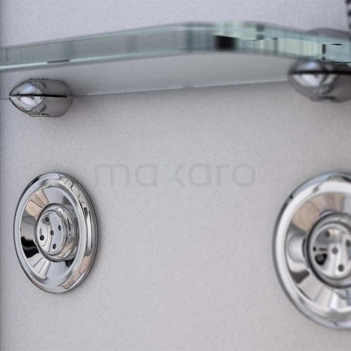 Parní sprchový box Mocoori Modera bílá verze 80x80x219cm