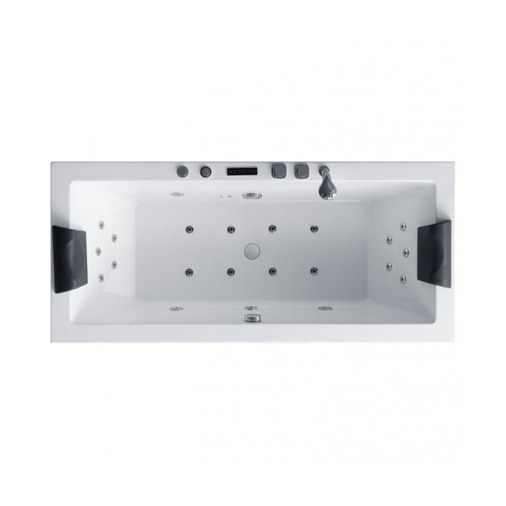 Hydromasážní vana AWT GE123E 188x125
