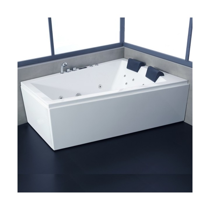 Hydromasážní vana AWT GE105E 180x130 pravá