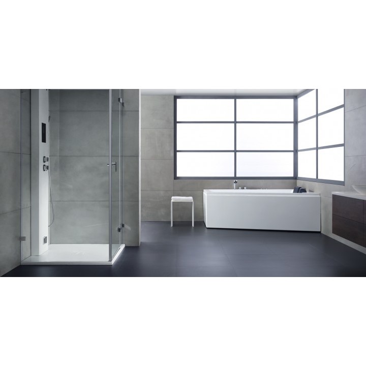 Hydromasážní vana AWT GE105E 180x130 pravá