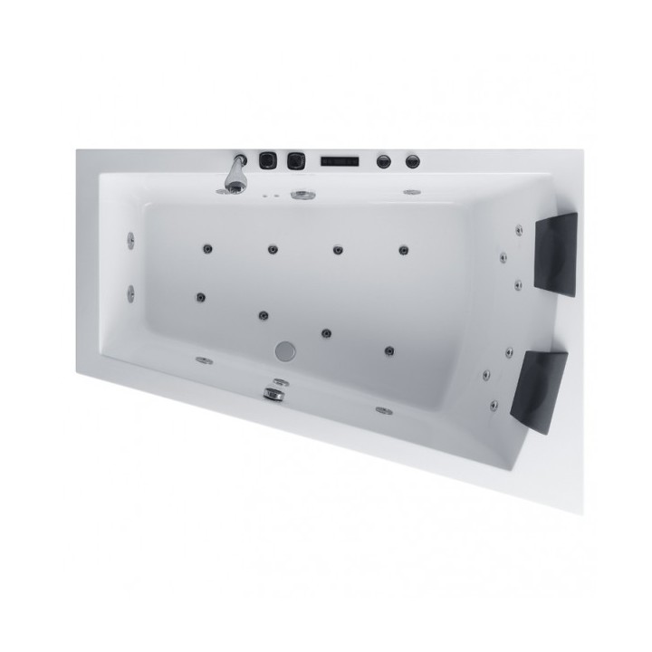 Hydromasážní vana AWT GE104E 170x130 pravá