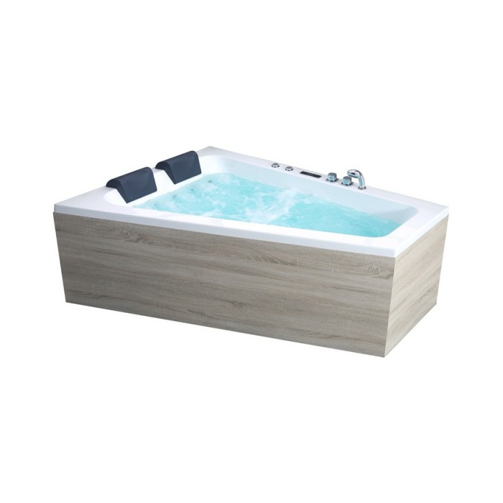 Hydromasážní vana AWT GE105E 180x130 pravá
