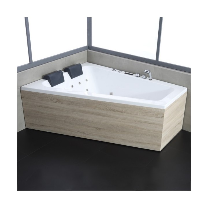 Hydromasážní vana AWT GE105E 180x130 pravá