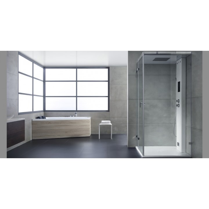 Hydromasážní vana AWT GE105E 180x130 pravá
