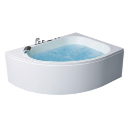 Hydromasážní vana AWT GE1108E 180x130 pravá