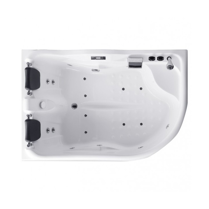 Hydromasážní vana AWT GE101E 180x120 pravá