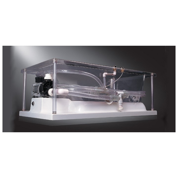Hydromasážní vana AWT GE120TSL 190x130 (bluetooth, osvětlení trysek)