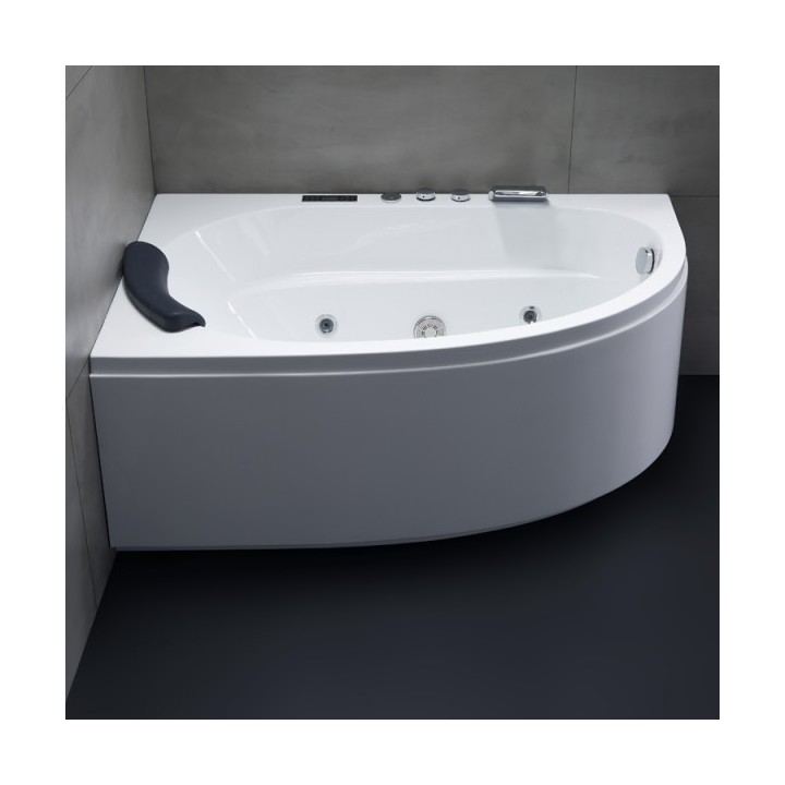 Hydromasážní vana AWT GE118TSL 180x130 pravá (bluetooth, osvětlení trysek)