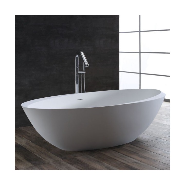 Luxusní vana z litého kamene EAGO BS-526 185x79 mat