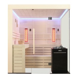 Finská sauna AWT E1205A topol 266x198 9kW Vitro