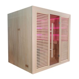 Finská sauna AWT E1201A topol 236x236 9kW Cilindro