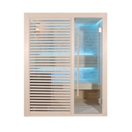 Finská sauna AWT E1402B topol 200x170 9kW Cilindro