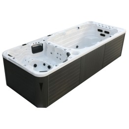 SWIM SPA Innovation 5.8 580x230 skelet SterlingSilver kabinet šedý