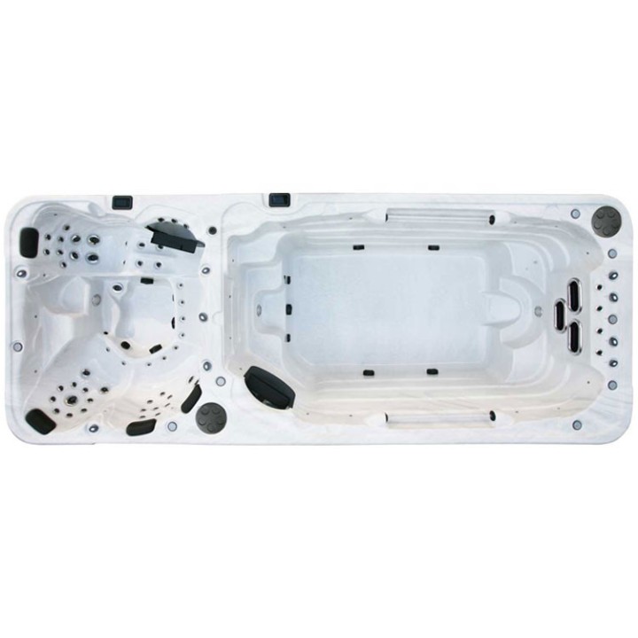 SWIM SPA Innovation 5.8 580x230 skelet SterlingSilver kabinet šedý
