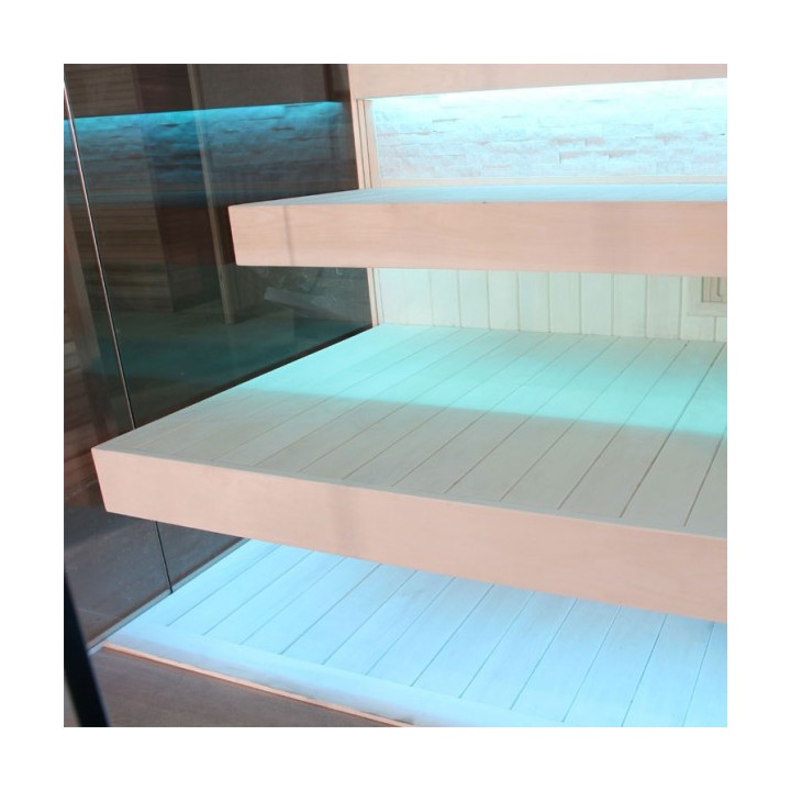 Luxusní finská sauna AWT E1246C Cilindro 180x180x216