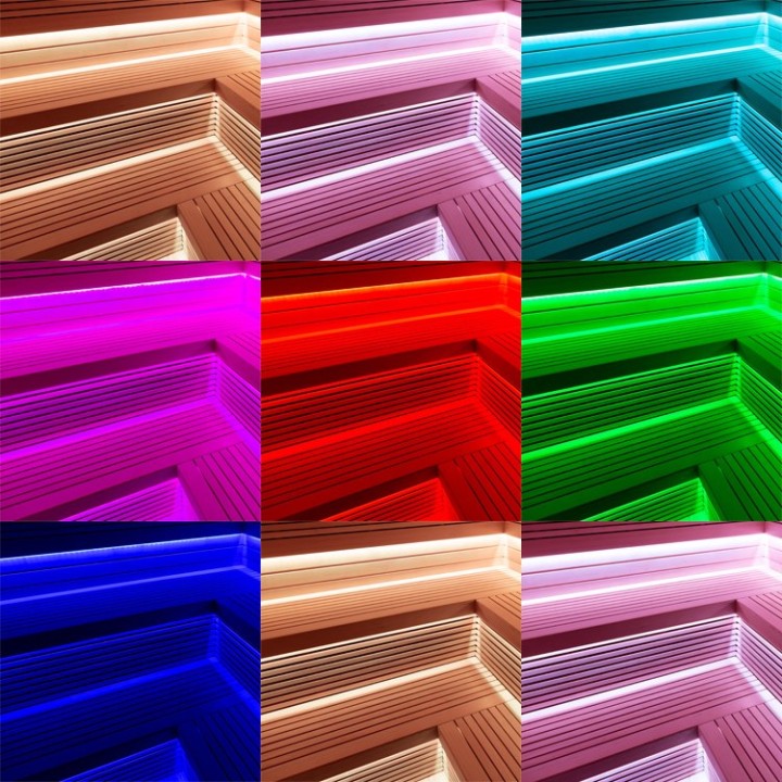 Venkovní sauna AWT THE CUBE X1 Hemlock 225x225 bez saunových kamen