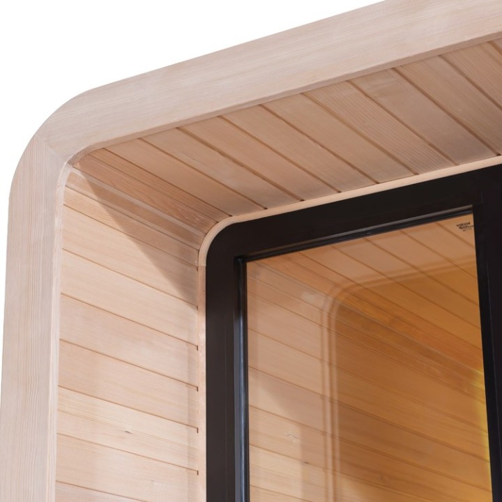 Venkovní sauna AWT THE CUBE X3 Hemlock 225x225 Eos Cubo 9kW