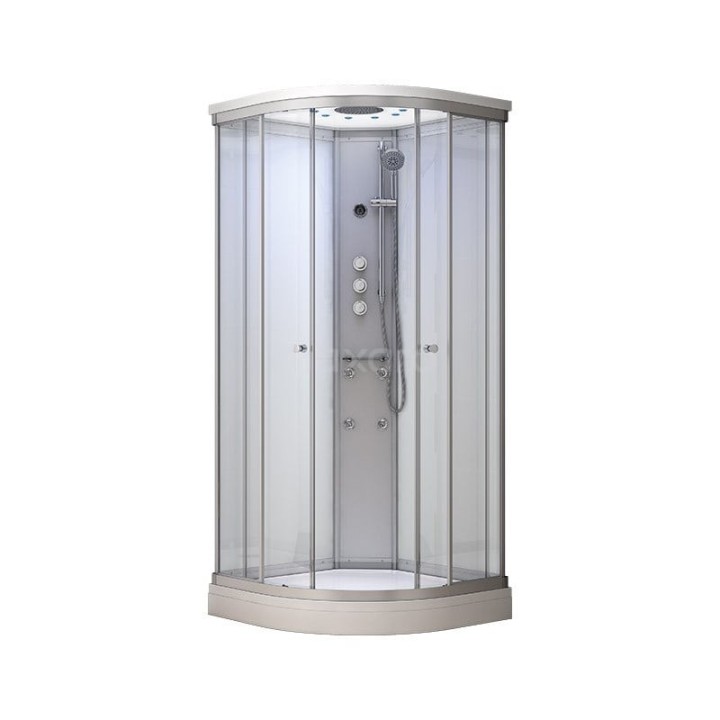 Masážní sprchový box Mocoori Modera bílá verze 80x80x219cm