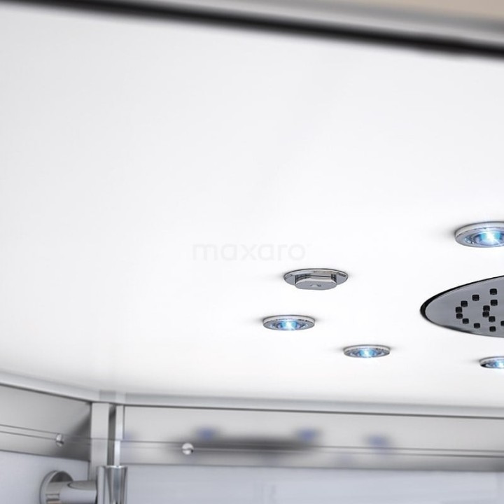 Masážní sprchový box Mocoori Modera šedá verze 80x80x219cm