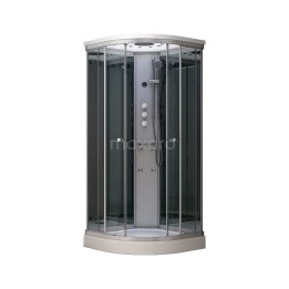 Masážní sprchový box Mocoori Modera šedá verze 80x80x219cm