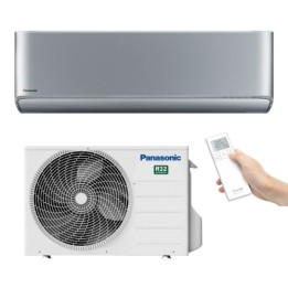 Panasonic KIT-XZ25-CKE – klimatizace Etherea XZ nástěnná (stříbrná) 2,50 kW (sada vnitřní + venkovní jednotka)