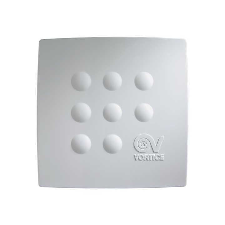 Vortice VORT QUADRO SUPER (min/max hodnoty uvedené s použitím regulátoru TRIO S)* – radiální nástěnné ventilátory