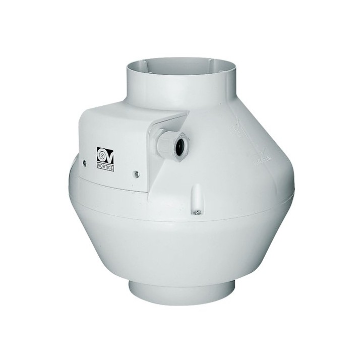 Vortice CA V0 D a CA V0 E CA 200 V0 E 370/560/815 193/401/441 23,8/30,6/39,3 – radiální potrubní ventilátory s plastovým oplá