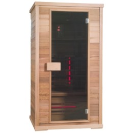 Infračervená sauna EXCLUSIVE TWO / kanadská borovice 110x100x200cm pro 1-2 osoby