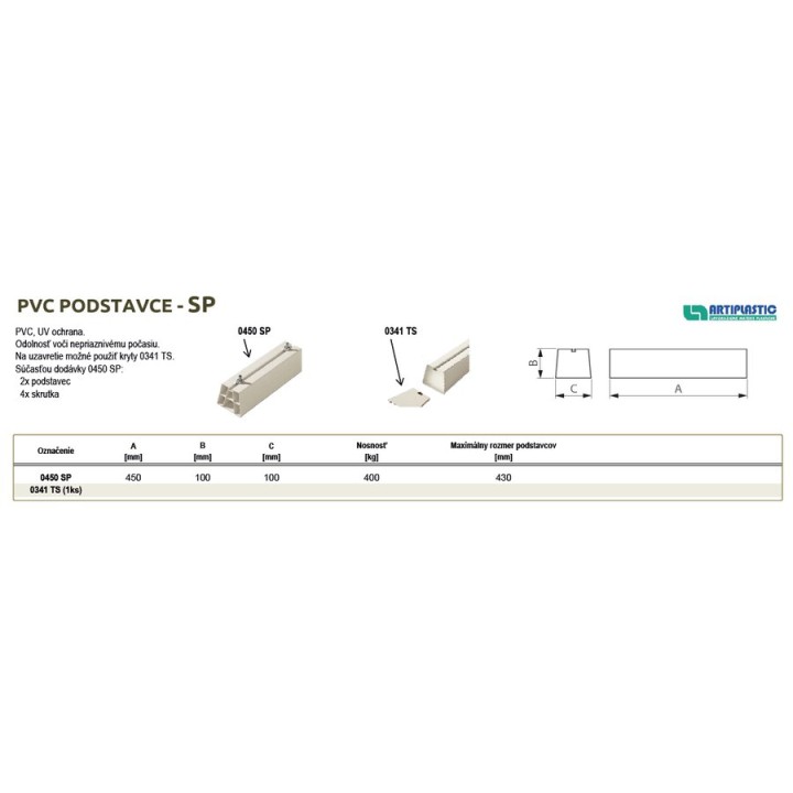 Montážní příslušenství – Sbr podstavce mini 0450SP