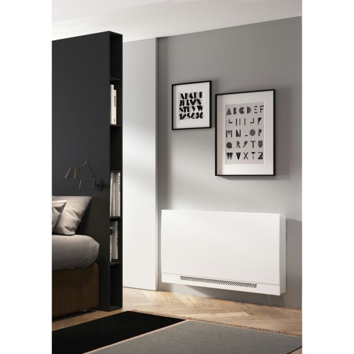 Sabiana opláštěný CARISMA WHISPER levý DC CFF-ECM-MV-R-2V-CB-T 40 SX – fan coil parapetní 2trubkový