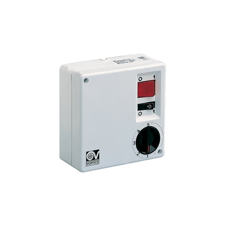 Vortice příslušenství SCRRL 5 (5stupňová regulace otáček, montáž na stěnu, tlačítko na zapnutí světla, max. zátěž 250W, rever