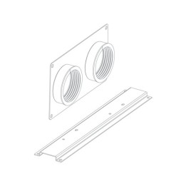 Vortice příslušenství Lineo-PF 250 (sada pro montáž dvou ventilátorů vedle sebe) – LINEO QUIET ES