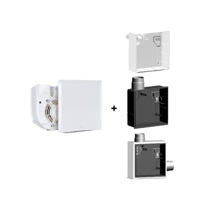 Vortice VARIO I QE 60/35 LL T – axiální ventilátory pro zabudování do stěny