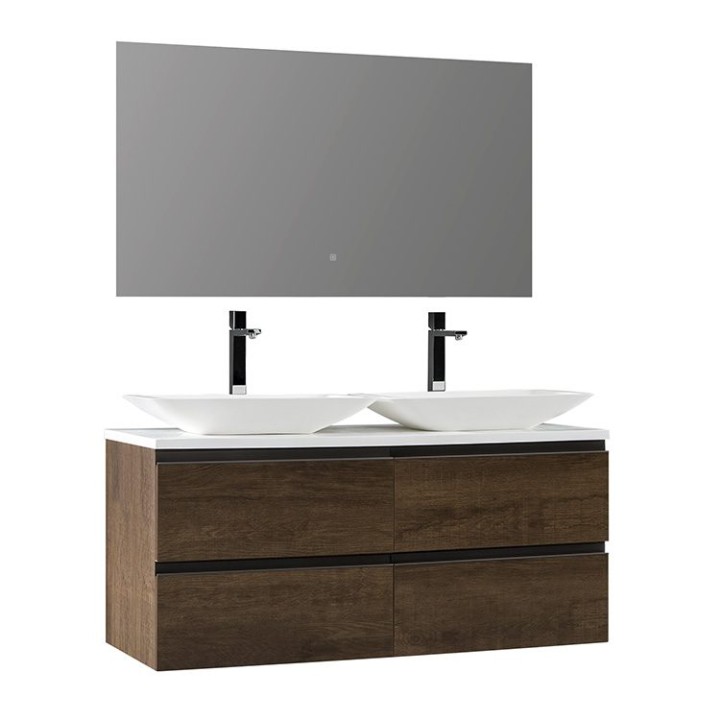 Koupelnový nábytek – set StoneArt Monte Carlo MC-1200pro-1 dubový tmavý 120×52
