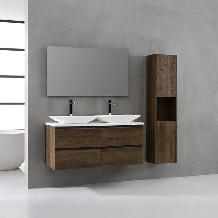 Koupelnový nábytek – set StoneArt Monte Carlo MC-1200pro-1 dubový tmavý 120×52