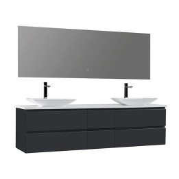 Koupelnový nábytek – set StoneArt Monte Carlo MC-2000pro-1 tmavě šedý 200×52