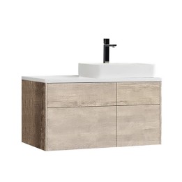 Koupelnová skříňka StoneArt Venice VE-1010pro-5 dubová světlá 100×52 pravé provedení