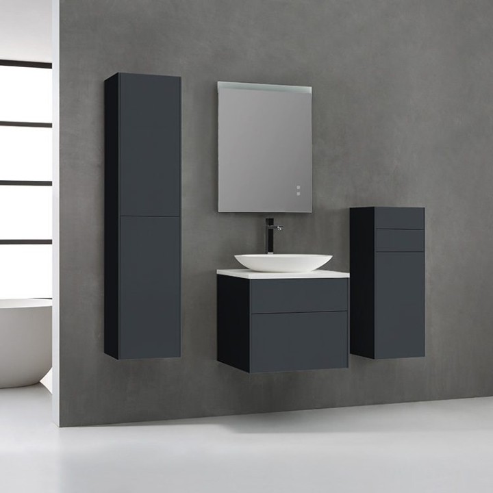 Koupelnový nábytek – set StoneArt Venice VE-0600pro-3 tmavě šedý 60×52