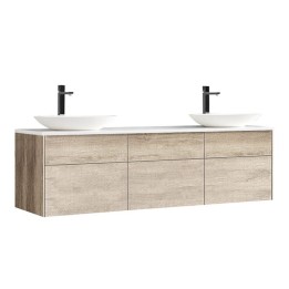 Koupelnová skříňka StoneArt Venice VE-1800pro-3 dubová světlá 180×52