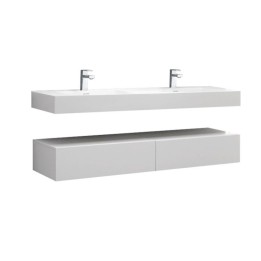Koupelnová skříňka StoneArt LP4516 bílá 160×48 matná