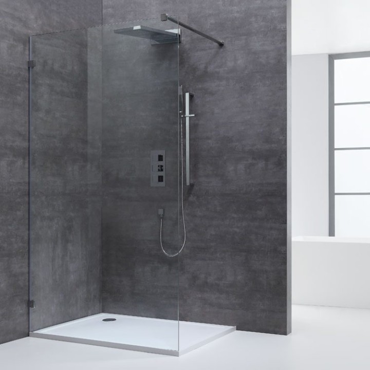 Walk-in sprchová zástěna EAGO AWT LW1400 140×210