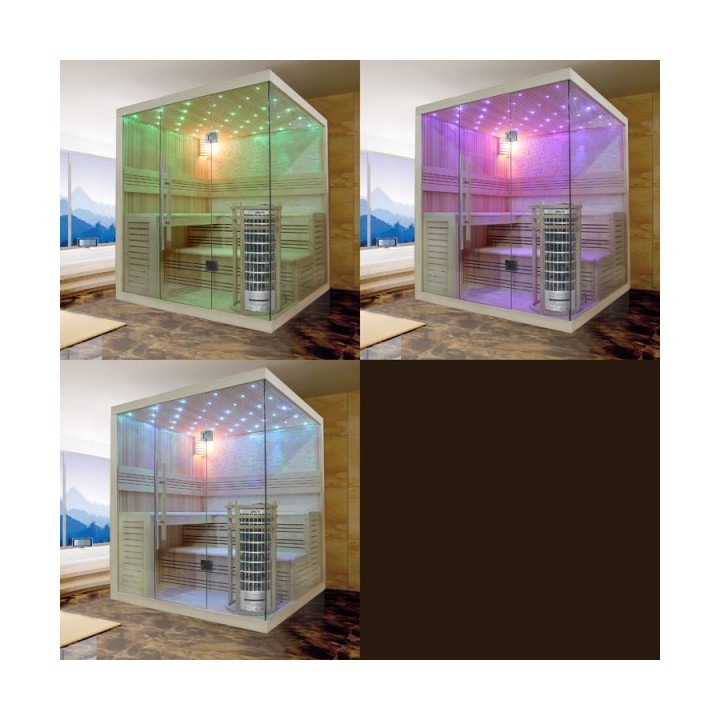 Luxusní finská sauna Bellagio EOSPA E1105A Cilindro 220x180x210