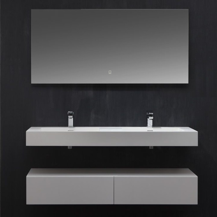 Koupelnový nábytek – set StoneArt LP4514 bílý 140×48 matný