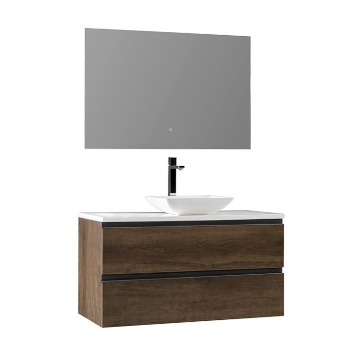 Koupelnový nábytek – set StoneArt Monte Carlo MC-1000pro-2 dubový tmavý 100×52