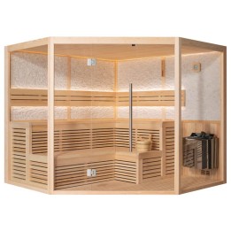 Finská sauna EAGO AWT B1816XL borovice 240×240 9 kW Viking Bi-O