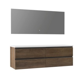 Koupelnový nábytek – set StoneArt Monte Carlo MC-1600pro dubový tmavý 160×52