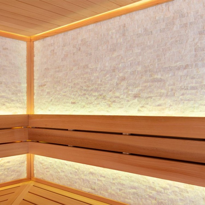 Finská sauna EAGO AWT B1603XL červený cedr 240×200 10,8 kW Virta Bi-O