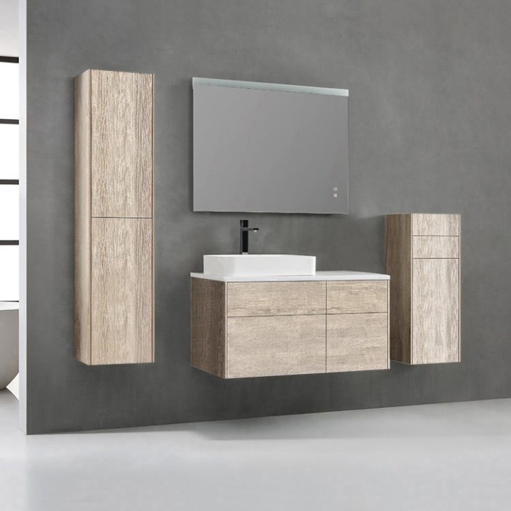 Koupelnový nábytek – set StoneArt Venice VE-1010pro-5 dubový světlý 100×52 levé provedení