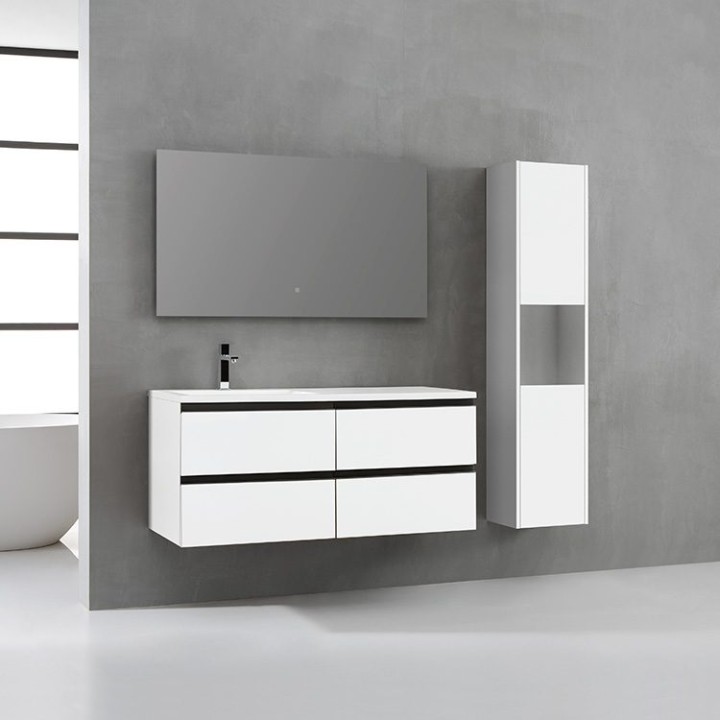 Koupelnová skříňka StoneArt Monte Carlo MC-1210 bílá 120×52 levé provedení