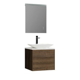 Koupelnový nábytek – set StoneArt Venice VE-0600pro-1 dubový tmavý 60×52